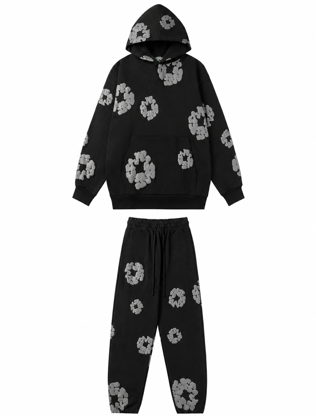 Conjunto Denim Tears Cinzento