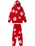 Conjunto Denim Tears Vermelho